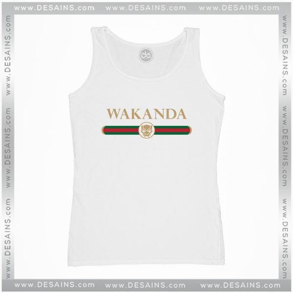 Tank Top Wakanda Logo Gucci Black Panther