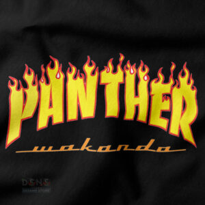 Thrasher style panther summer tank top unisex