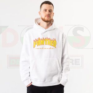 Wakanda Panther Street Hoodie – Thrasher Style Graphic