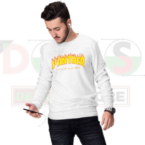 Wakanda Panther Street Sweatshirt – Thrasher Style Graphic