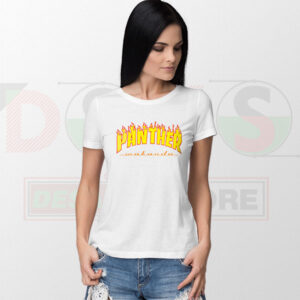Wakanda Panther Street T-Shirt – Thrasher Style Graphic