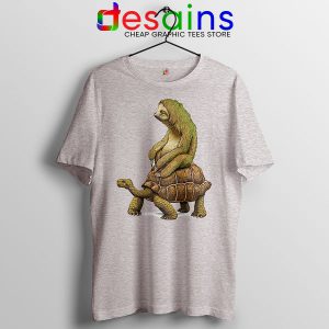 Animal Meme Tshirt Sport Grey Speed is Relative Funny Sloth