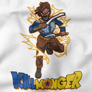 Black Panther and Dragon Ball inspired streetwear sweatshirt design