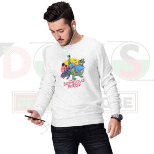 Bodacious Period Dinosaur Sweatshirt – Cute Funny Dino Graphic