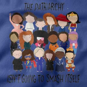 Bold statement Smash the Patriarchy shirt design
