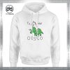 Cheap Graphic Hoodie To The Disco Unicorn Riding Triceratops