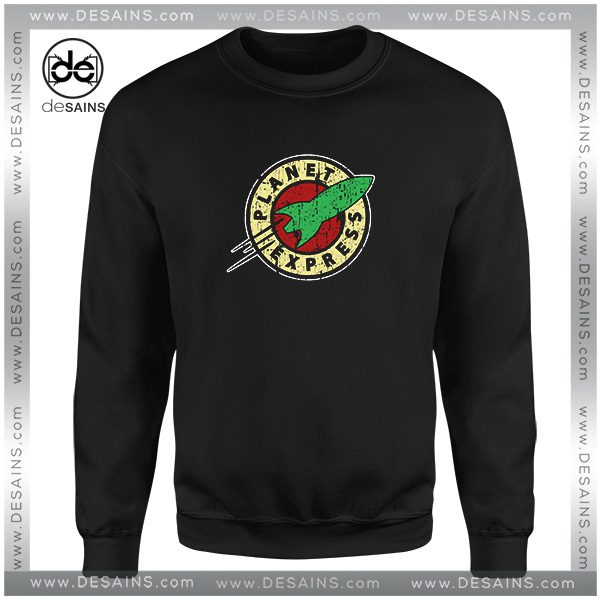 Cheap Graphic Sweatshirt Futurama Planet Express Logo
