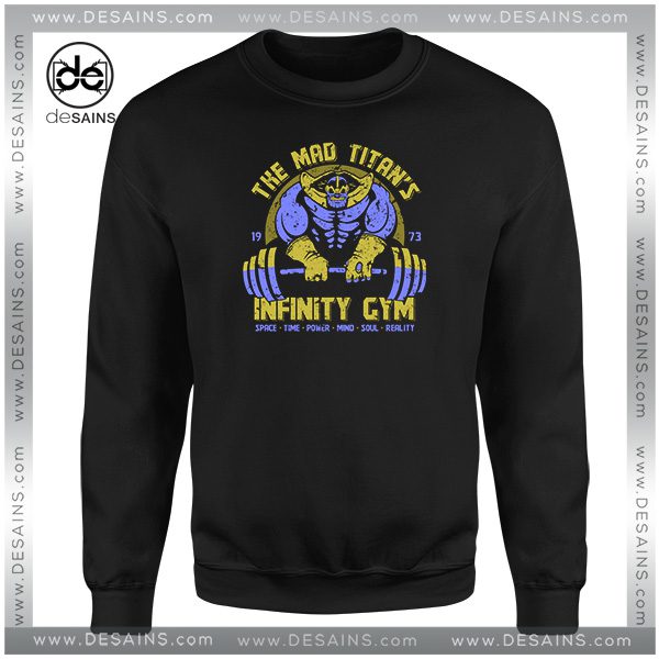 Cheap Graphic Sweatshirt Infinity Gym Thanos Avengers Infinity War