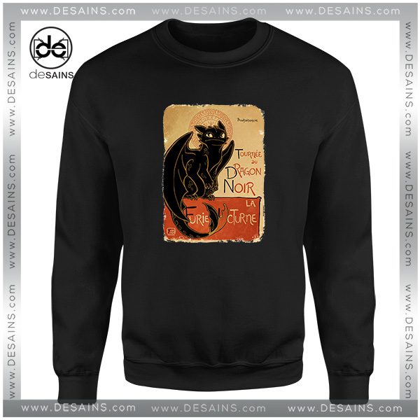Cheap Graphic Sweatshirt Le Dragon Noir Poster