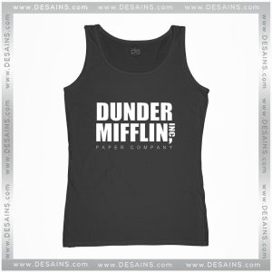 Cheap Graphic Tank Top Dunder Mifflin Paper Company Size S-3XL