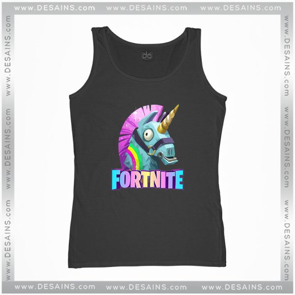 Cheap Graphic Tank Top Fortnite Battle Royale Unicorn