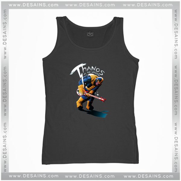 Cheap Graphic Tank Top Infinity War Thanos Guitar