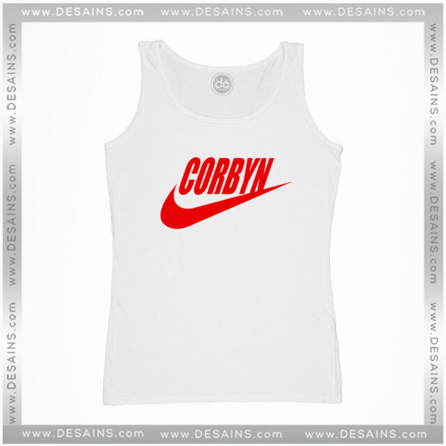 Tank Top Just Corbyn Jeremy Meme Nike Logo