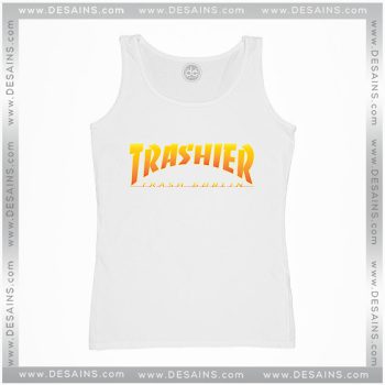 Cheap Tank Top Thrasher Skateboarding Trash Goblin