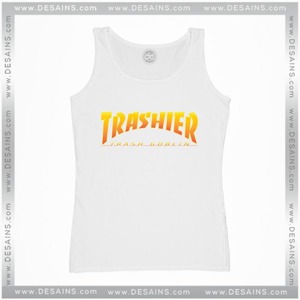 Cheap Tank Top Thrasher Skateboarding Trash Goblin