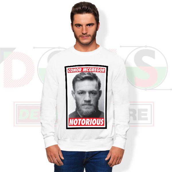 Conor McGregor Notorious Mugshot Sweatshirt