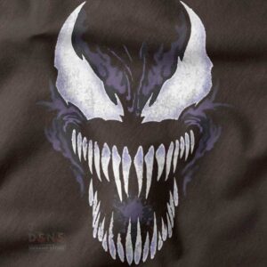 Dark superhero Venom and Spider-Man printed tank