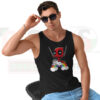 Deadpool Riding a Unicorn Tank Top – Funny Superhero Graphic