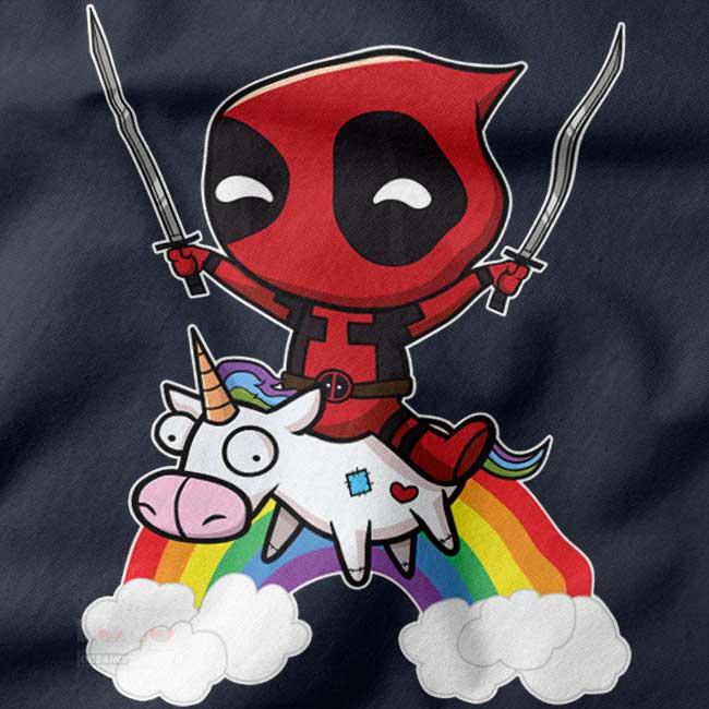 Deadpool unicorn comic streetwear sweatshirt