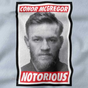 Alternative view of Conor McGregor Notorious Mugshot Funny Graphic T-Shirt