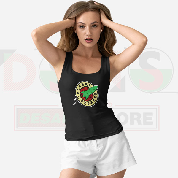Futurama Planet Express Tank Top – Cartoon Graphic