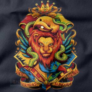 Harry Potter house crest graphic streetwear tee