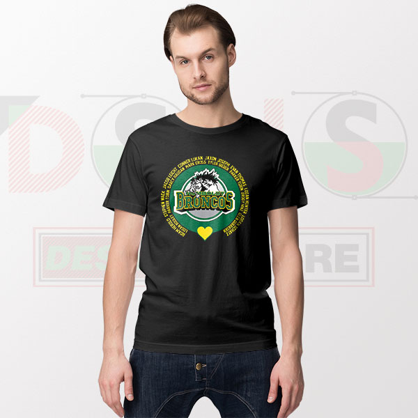 Humboldt Broncos In Loving Memory T-Shirt – Tribute Graphic