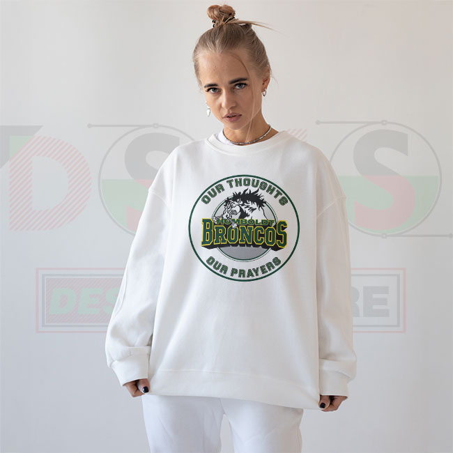 Humboldt Broncos “Our Thoughts Our Prayers” Sweatshirt