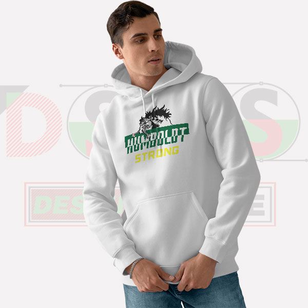 Humboldt Broncos Strong Logo Hoodie – Hockey Support Graphic