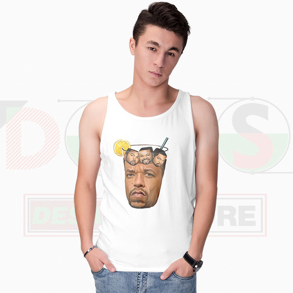 Ice Tea & Ice Cube Meme Tank Top – Funny Pop Culture Graphic