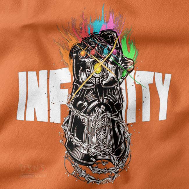 Infinity Gauntlet Thanos shirt casual pop culture outfit