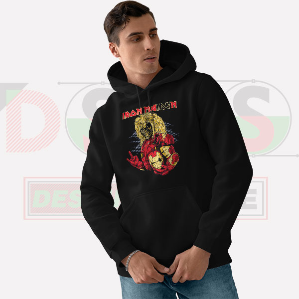 Iron Maiden Iron Man Hoodie – Heavy Metal Graphic Streetwear
