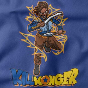 Killmonger Vegeta mashup tank top graphic design