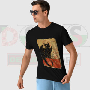 Le Dragon Noir Poster T-Shirt – Dark Aesthetic Streetwear