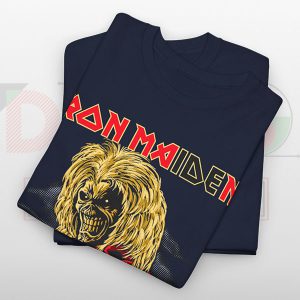 Limited - Folded Navy T-shirt Iron Maiden Iron Man.jpg