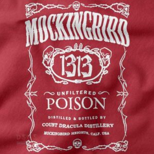 Minimal front mocking bird streetwear tee