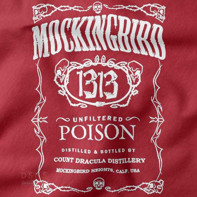 Minimal front mocking bird streetwear tee