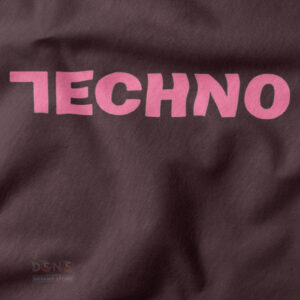 Model aesthetic techno vibe oversized tee