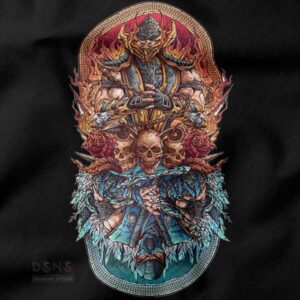Mortal Kombat rivalry streetwear tee design