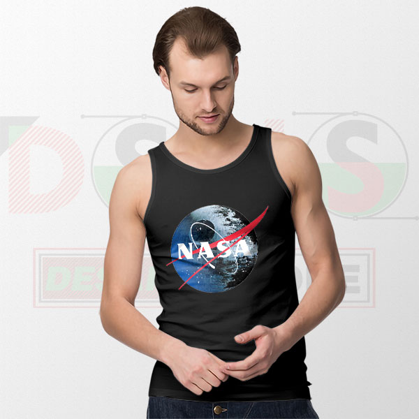 NASA Mission Control Logo Tank Top – Retro Space Graphic