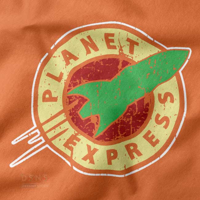 Pop culture T-shirt Futurama Planet Express logo
