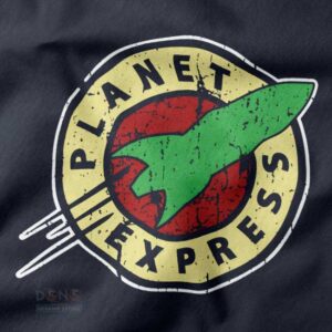 Pop culture hoodie Futurama Planet Express logo