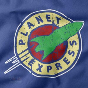 Pop culture sweatshirt Futurama Planet Express logo