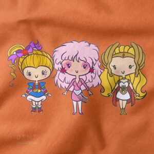 Retro pop culture ladies T-shirt Lil CutiEs funny design