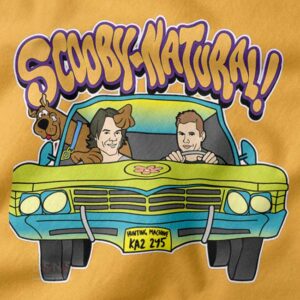 Scooby-inspired mystery van crossover hoodie design