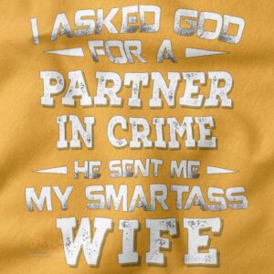Smartass wife statement streetwear sweatshirt