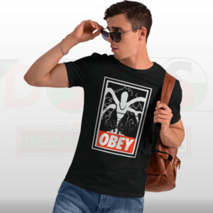 Stranger Things Obey the Mind Flayer T-Shirt – Dark Graphic Tee