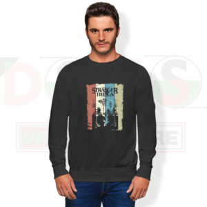 Stranger Things Poster Sweatshirt – Retro Netflix Graphic