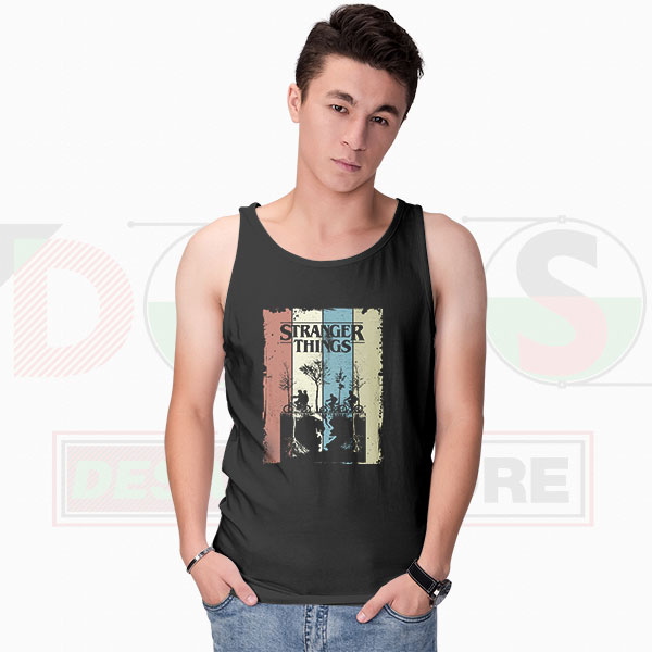 Stranger Things Poster Tank Top – Retro Netflix Streetwear