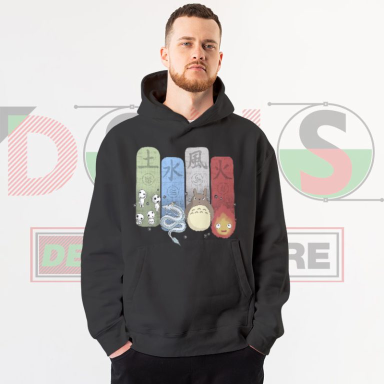Studio Ghibli Elemental Hoodies – Adventure with Totoro & Friends in Every Stitch!